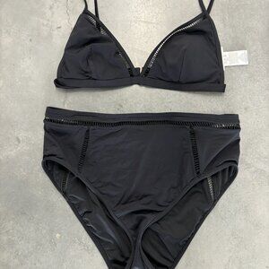 Michael Kors Black Swimsuit Set - LG